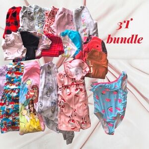 3T Kids One-Piece Bundle - Mixed Colors (Includes Pink, Blue, Red, Gray)